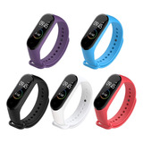 Kit 5 Pulseiras Extra Nsmart Compatíveis Com Mi Band 3 4