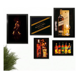 Kit 5 Quadros Decoracao