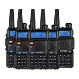 Kit 5 Rádio Comunicador Ht Dual