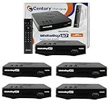 Kit 5 Receptores Midiabox B7 Century HDTV Sat Regional
