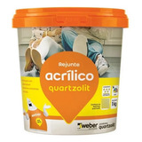 Kit 5 Rejunte Acrílico Cores 1 Kg Anti Fungo Quartzolit 