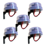 Kit 5 Relé Fotocélula Sensor Automatico Fotoeletrico Lampada