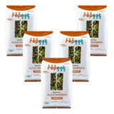 Kit 5 Repeat Snacks Algas Marinhas Sabor Barbecue Nori 5g