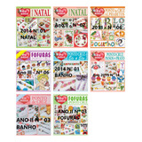 Kit 5 Revistas Eu Amo Ponto Cruz Bordados Modernos Lote 2