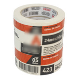 Kit 5 Rolos De Fita Crepe Resistente Multiuso Adare 24mmx50m