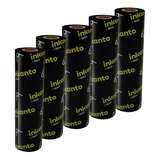 Kit 5 Rolos De Ribbon Cera 110x74 Zebra Argox Elgin