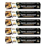 Kit 5 Rolos Papel Assalight Premium 3m Super Antiaderente
