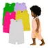 Kit 5 Romper Macacão Infantil Liso Básico Peça Unica  Verão