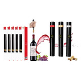 Kit 5 Saca Rolhas Abridor De Vinho Prático E Durável Preto