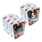 Kit 5 Saco Organizador Brinquedos Infantil Plástico C ziper