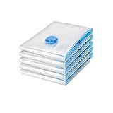 Kit 5 Sacos A Vacuo Cobertor Roupa Edredom 70 X 110 Bomba