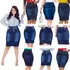 Kit 5 Saia Jeans Evangelica C/ Lycra Muito Lindas Promoção