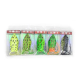 Kit 5 Sapos Frog Anti Enrosco Pesca Traira Isca Artificial