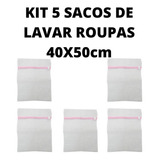 Kit 5 Saquinhos De Lavar Roupas