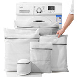 Kit 5 Saquinhos De Lavar Roupas Delicadas Protege 5 Tamanhos