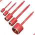 Kit 5 Serra Copo Diamantada 20/25/30/50/60mm Parede Cortag