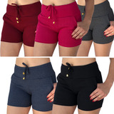 Kit 5 Short Feminino