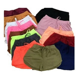 Kit 5 Short Feminino Plus Size G1 G2 G3 Praia Piscina Moda