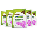Kit 5 Substrato Para Orquídeas Plantio E Replantio 1kg Forth