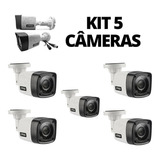 Kit 5 Super Câmeras Bullet 4x1 1.0mp Citrox Ppa