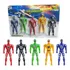Kit 5 Super Fighter Rangers Brinquedo Infantil Menino