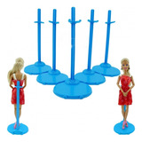 Kit 5 Suporte Boneca Barbie Susi Monster High Blythe Azul
