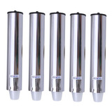Kit 5 Suporte Porta Copos Descartavel Inox Agua 200ml Oferta