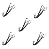 Kit 5 Talabarte Duplo Elastizado Fita Tubular Epi Altura
