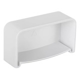 Kit 5 Tampas De Entrada Para Perfil Hortivinyl Pvc 80x40mm