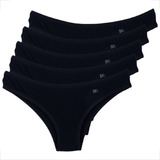 Kit 5 Tanga Cotton Penteado Feminina Conforte Atacado