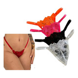 Kit 5 Tangas Fio Dental C Regulagem Calcinha Sexy Luxo