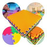 Kit 5 Tapete Infantil Eva Antiderrapante Montar Quarto 50cm Cor Colorido