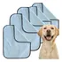 Kit 5 Tapetes Higiênicos Lavável Canino Cães Cachorro 80x60