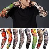 Kit 5 Tatuagem Para Braço Do Sleeve Manga Fake Tattoo Tatuagem