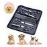 Kit 5 Tesoura Pet Cão Reta E Curva Petshop Tosa Profissional