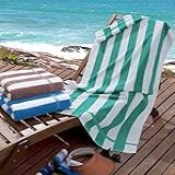 Kit 5 Toalhas Banho Para Praia Piscina Bege Lufamar