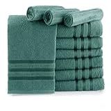 Kit 5 Toalhas De Rosto Para Salão 45x70 Europa Color Verde