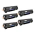 Kit 5 Toner Compatível 279a 79a Cf279a M12a M26a M12w M26nw Tinta Preto