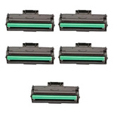 Kit 5 Toner Compatível P Uso Em Samsung M2070 Mlt d111 D111