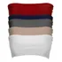 Kit 5 Top Faixa Cropped Suplex Casual Estilo Feminino
