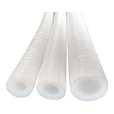 Kit 5 Tubo Esponjoso Isolante Blindado 1 2 10mm Epex Branco
