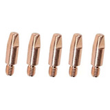 Kit 5 Un Bico Contato Mig 15ak Cucrzr Furo 0 8mm M6x25mm