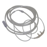 Kit 5 Un Cânula Cateter Nasal Oxigênio Óculos Silicone 2 10m