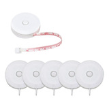 Kit 5 Un Fita Métrica Corporal Mini Trena 1 5m Atacado