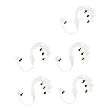 Kit 5 Un X Cabo Splitter Rgb 4 Vias Conectores