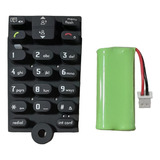 Kit 5 Und Teclado Tel Sem Fio Ts40 + Pilha Tel S/fio Ts40