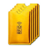 Kit 5 Uni Capa Protetor De Cartão Bancário Anti Furto Rfid