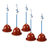 Kit 5 Unidades Bebedouro Frango Aves Galinha Pendular Aut