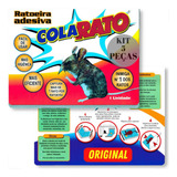 Kit 5 Unidades Ratoeira Adesiva Cola Rato Pragas Aranhas