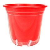 Kit 5 Vasos Auto Irrigável 1 9l 17cm Raiz Artificial Plantas